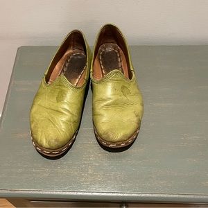 light green Sabah slip ons! size 39